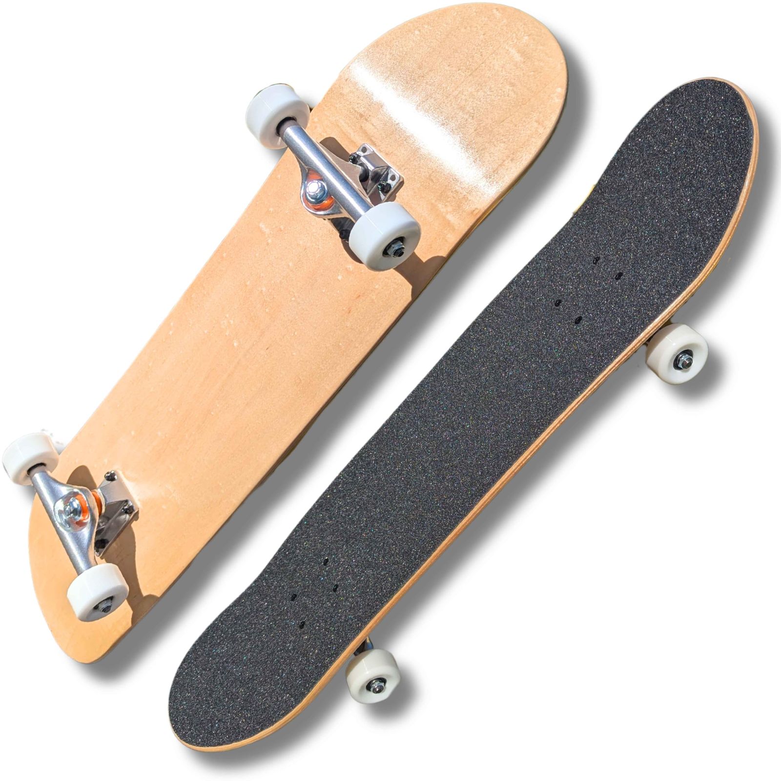 【本格で丈夫な スケボー 完成品】WLNTSKATE JAPAN「キッズ ～ 大人」 アメリカンホワイトバーチ素材 様々なサイズと形状 skateboard complete スケートボード完成品 (7.25
