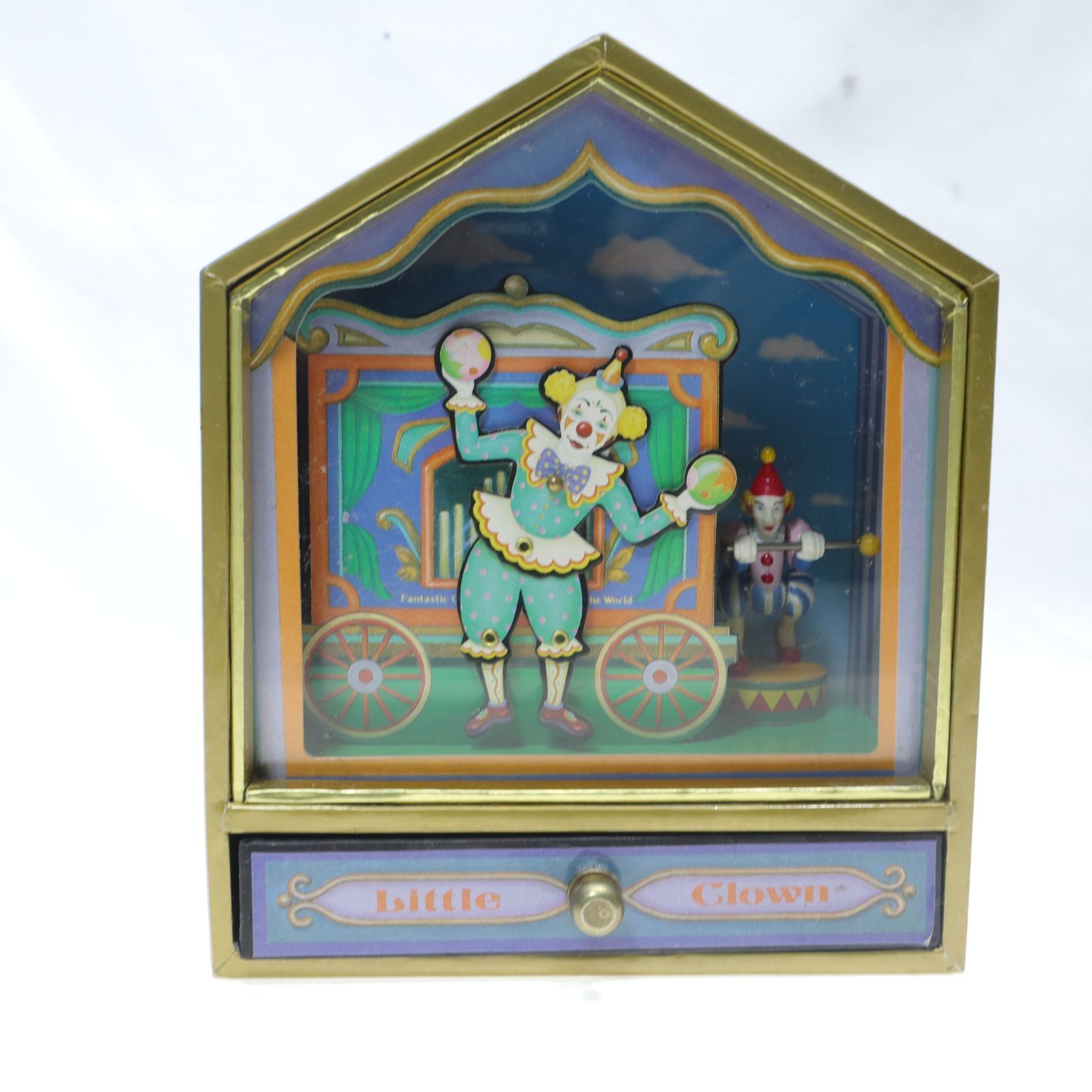 むらいこうじ オルゴール サーカス ピエロ It's a Small World 道化
