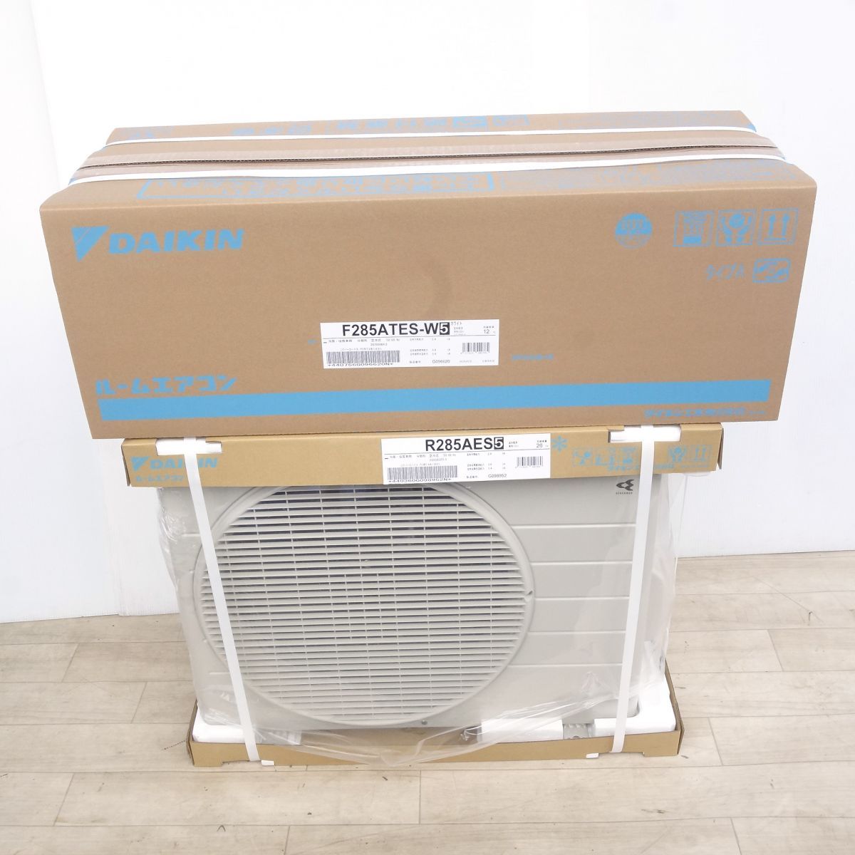 未開封】DAIKIN ダイキン ルームエアコン 室内機(F285ATES-W)・室外機 
