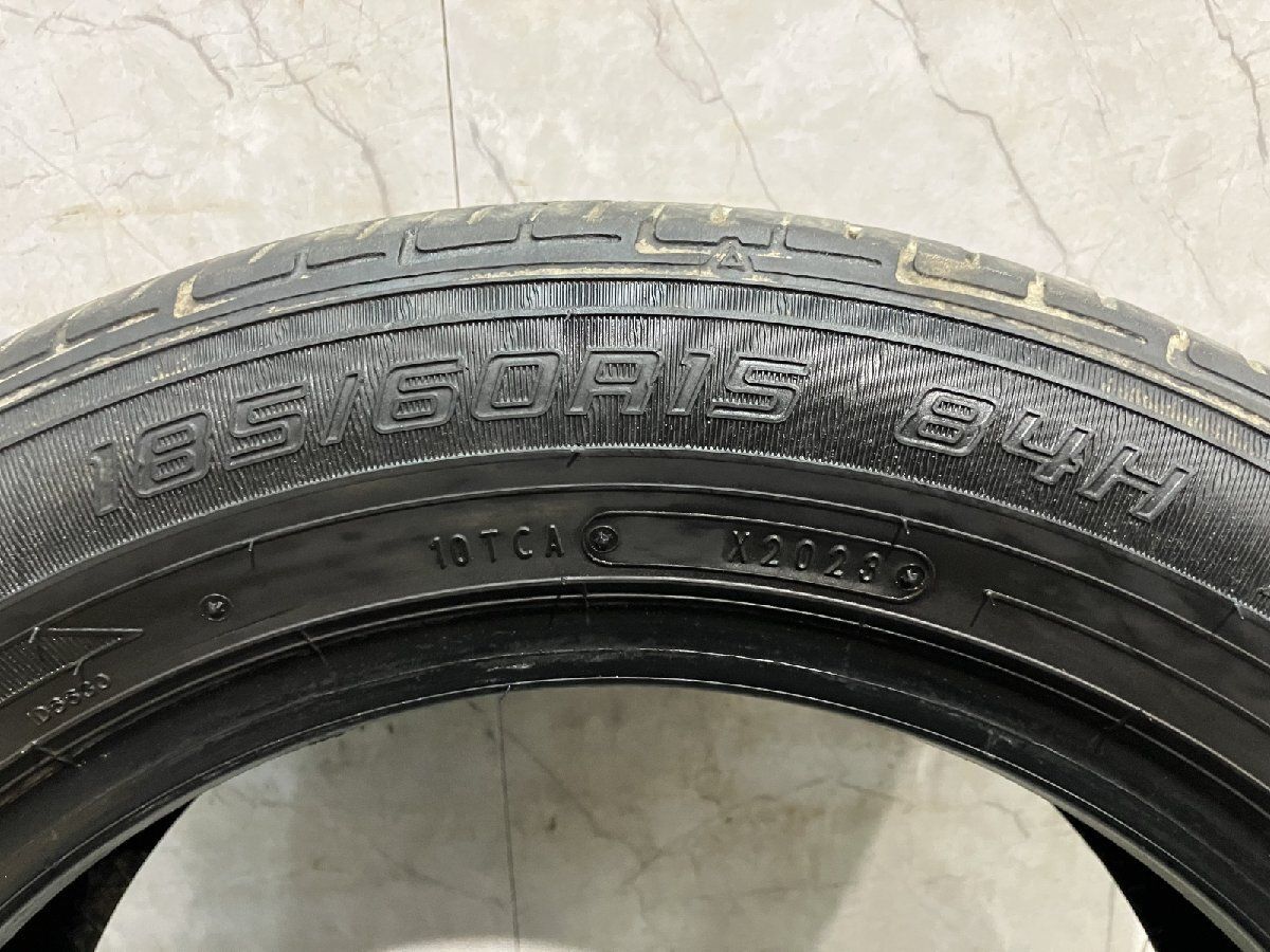 DUNLOP ENASAVE EC202 185/60R15 15インチ 夏タイヤ 1本 23年製 バリ溝 