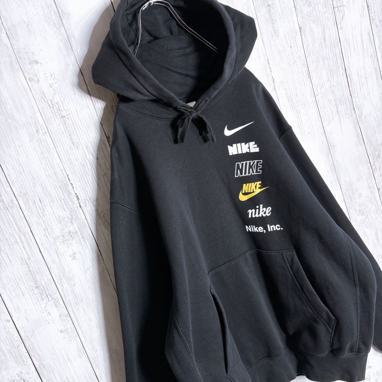 最高モデル】ナイキ NIKE 筆記体 ゴツナイキ マルチロゴ スウェット 