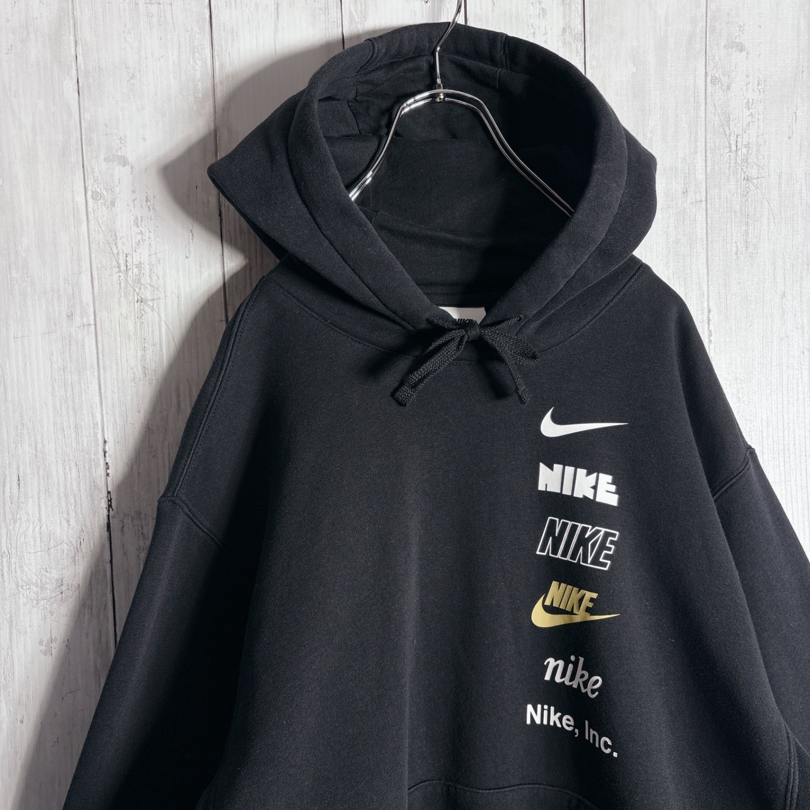 最高モデル】ナイキ NIKE 筆記体 ゴツナイキ マルチロゴ スウェット