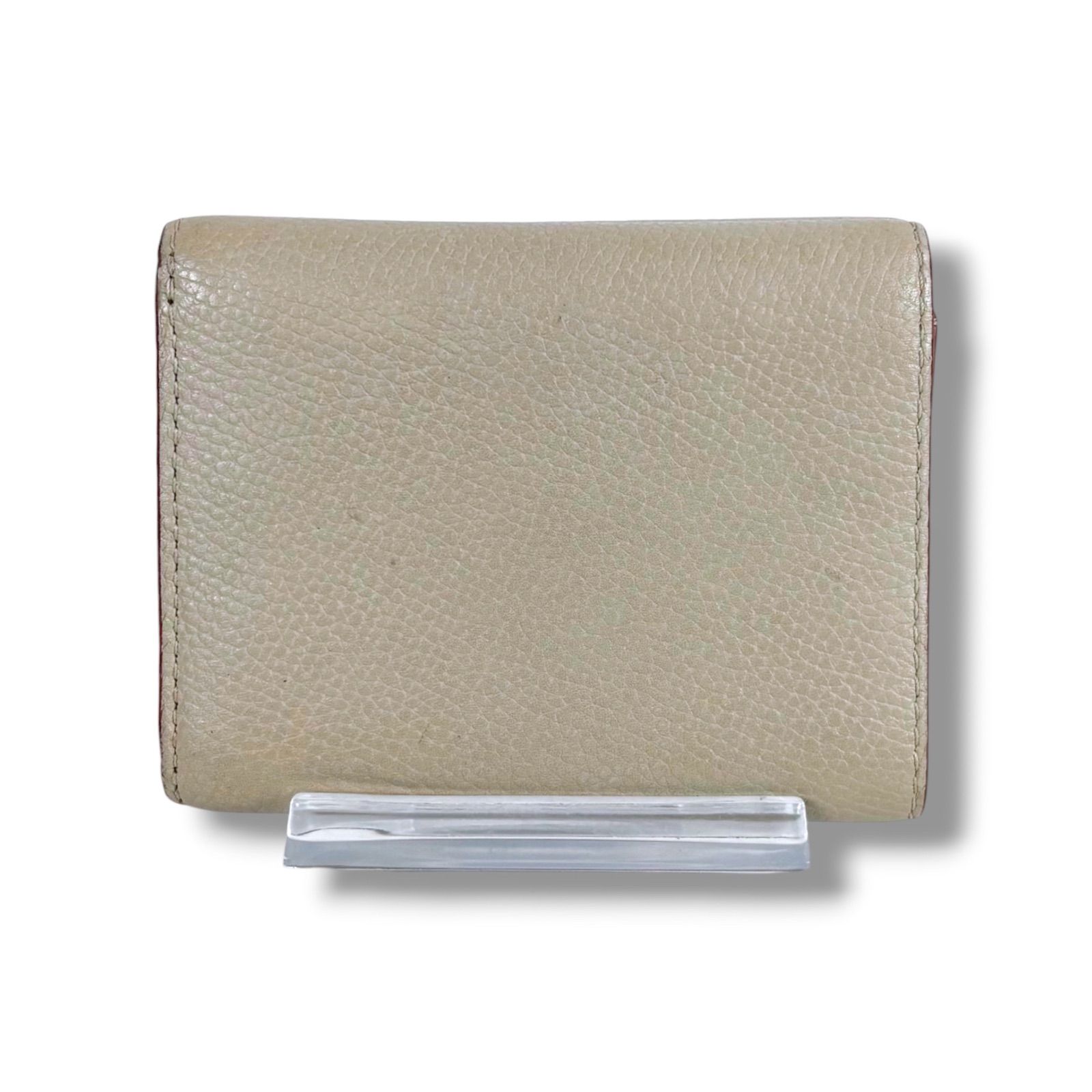 ロエベ LOEWE アナグラム トライフォールドウォレット ペブルグレイン 