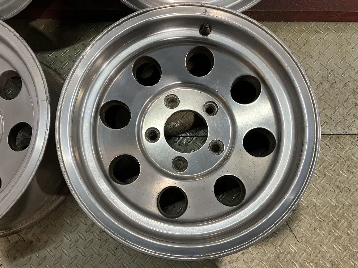 M/T ミッキートンプソンタイプ 社外ホイール 15インチ 4本 7J5HPCD127-8 深リム シボレー/アストロ等　(MHD564) クレジットカード QRコード決済可能 M/T ミッキートンプソンタイプ 社外ホイール 15インチ 4本 7J5HPCD127