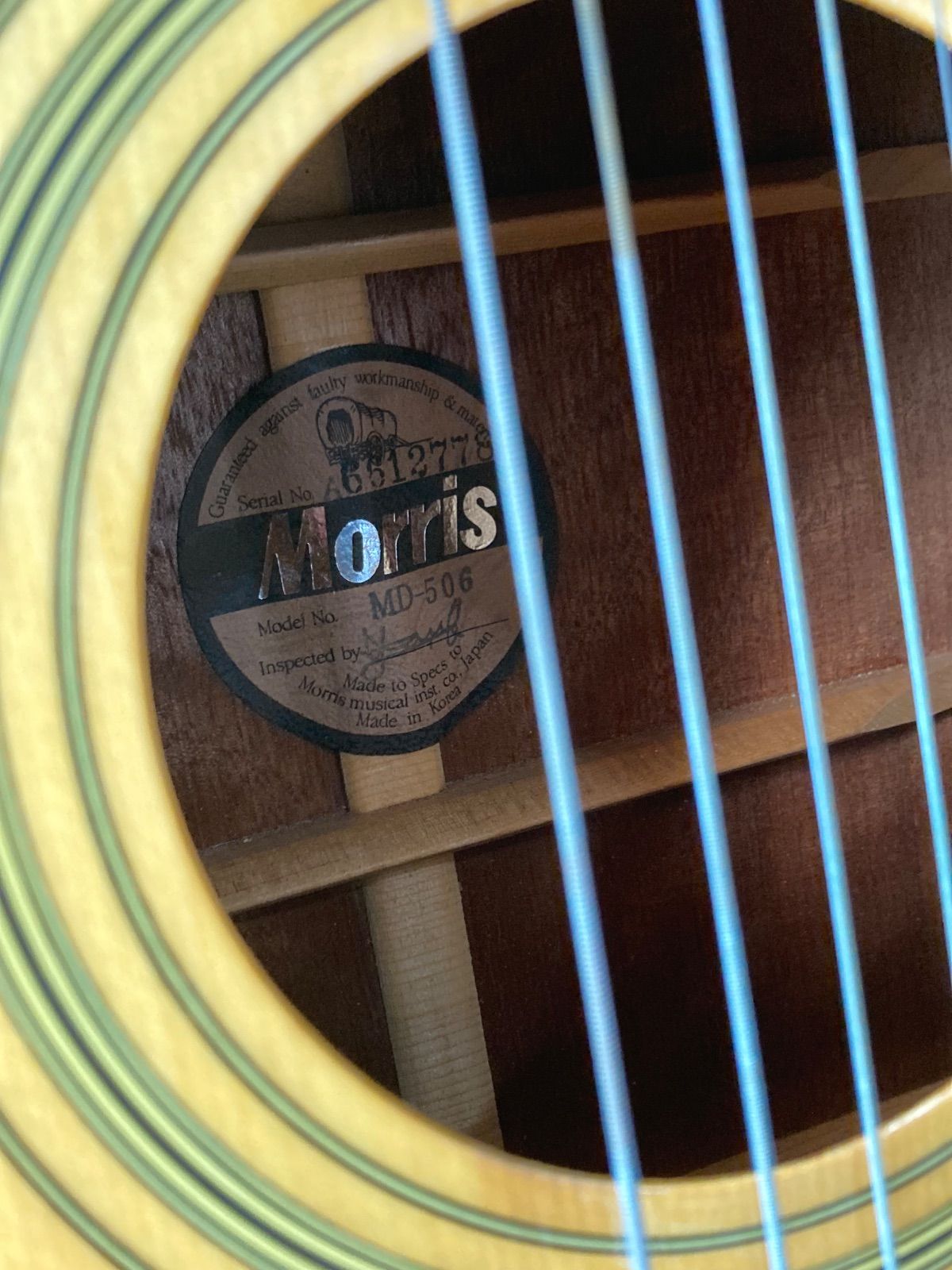 Morris モーリス MD-506 アコースティックギター - メルカリ