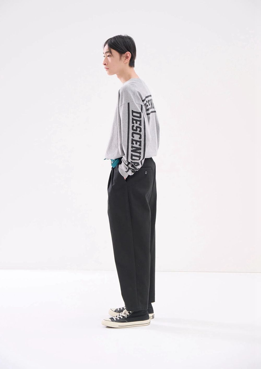 DESCENDANT DC-3 ORGANIC COTTON TWILL TROUSERS パンツ 261TQDS-PTM01