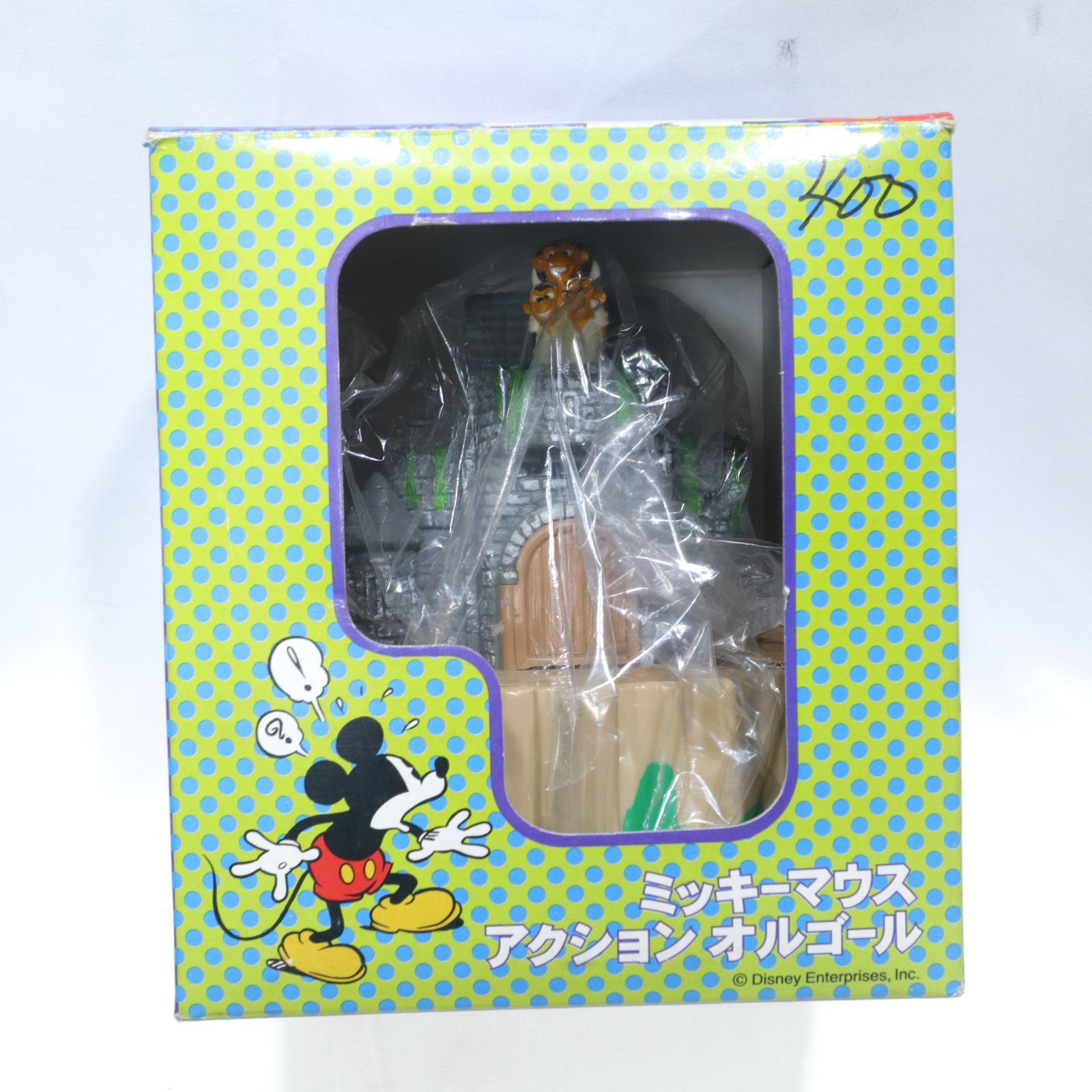 ミッキーマウス オルゴール 置物 非売品 外箱有/動作確認済/現状渡し】ミッキーマウス アクション オルゴール