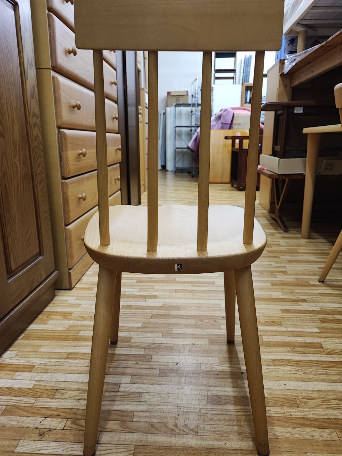 家財便】飛騨産業 HIDA ダイニングセット テーブル 椅子4脚 クッション 