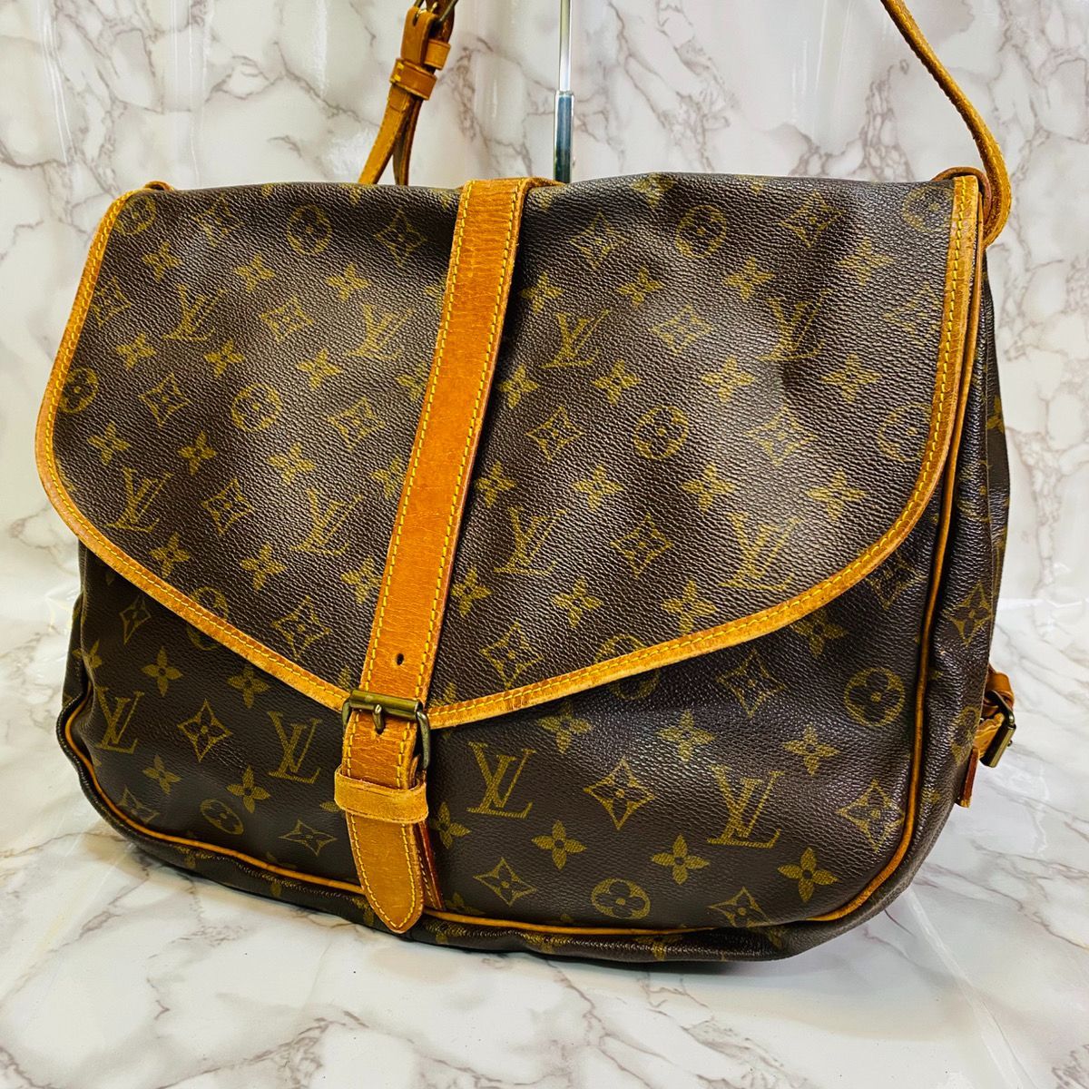 LOUIS VUITTON ルイヴィトン モノグラム ソミュール35 M42254 