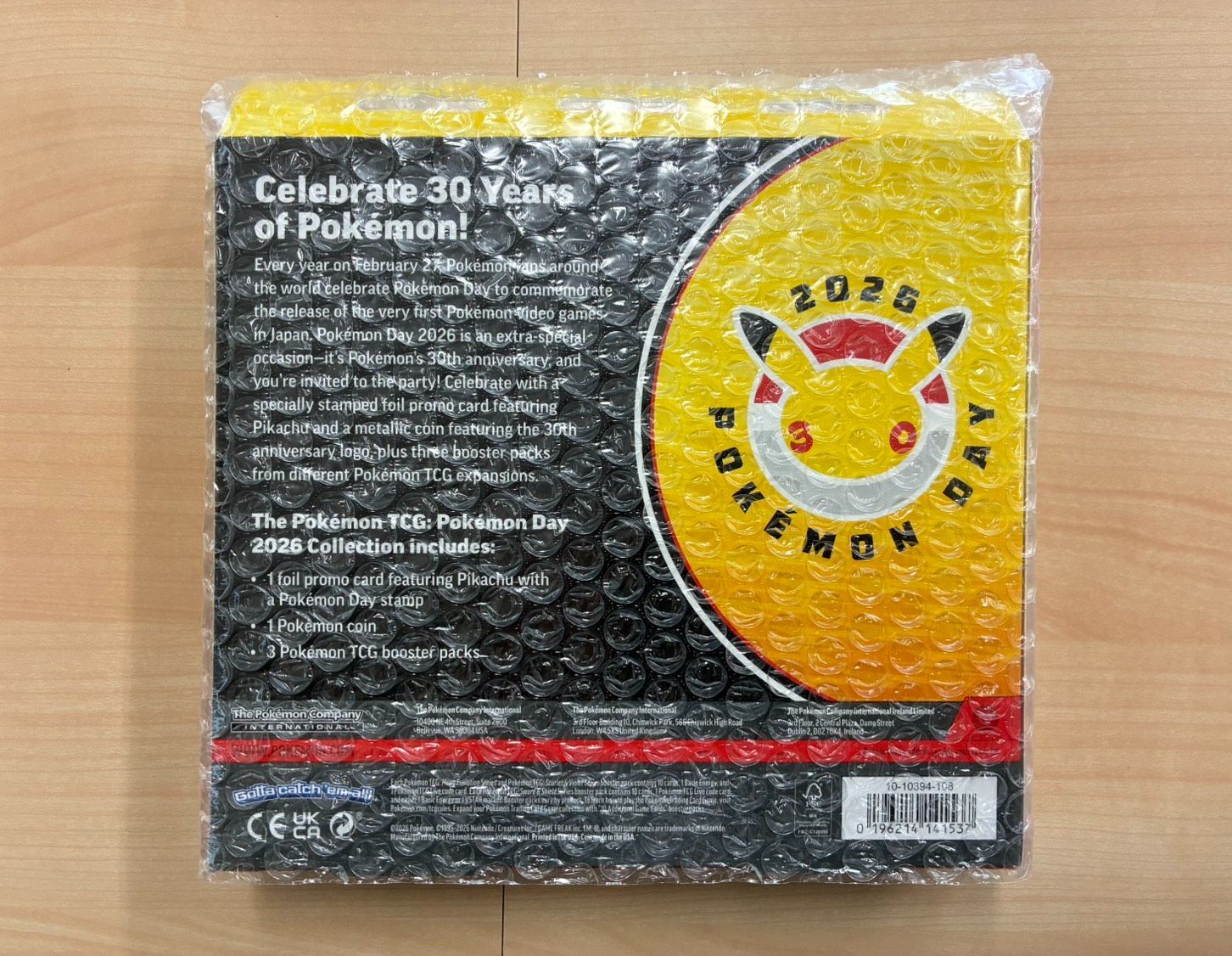 海外限定・未開封 Pokemon Day 30周年 ピカチュウプロモ 英語版 - メルカリ