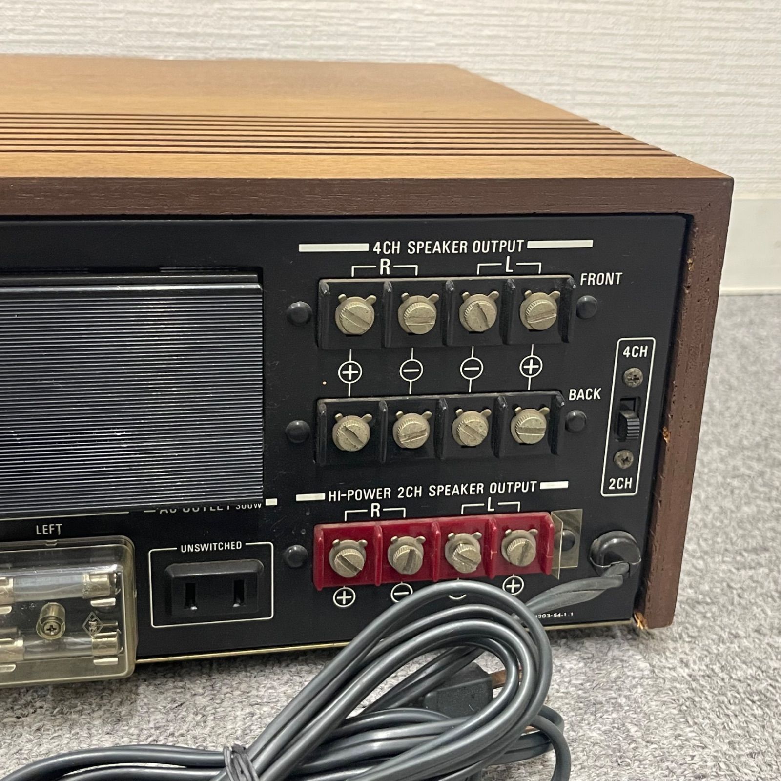 NPA】ジャンク SONY ソニー SQレシーバー アンプ SQR-6650 ビンテージ