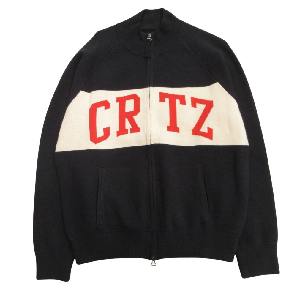 良品 24aw Corteiz コーテイズ CRTZ Knit Zip Up ニット ジップアップ 