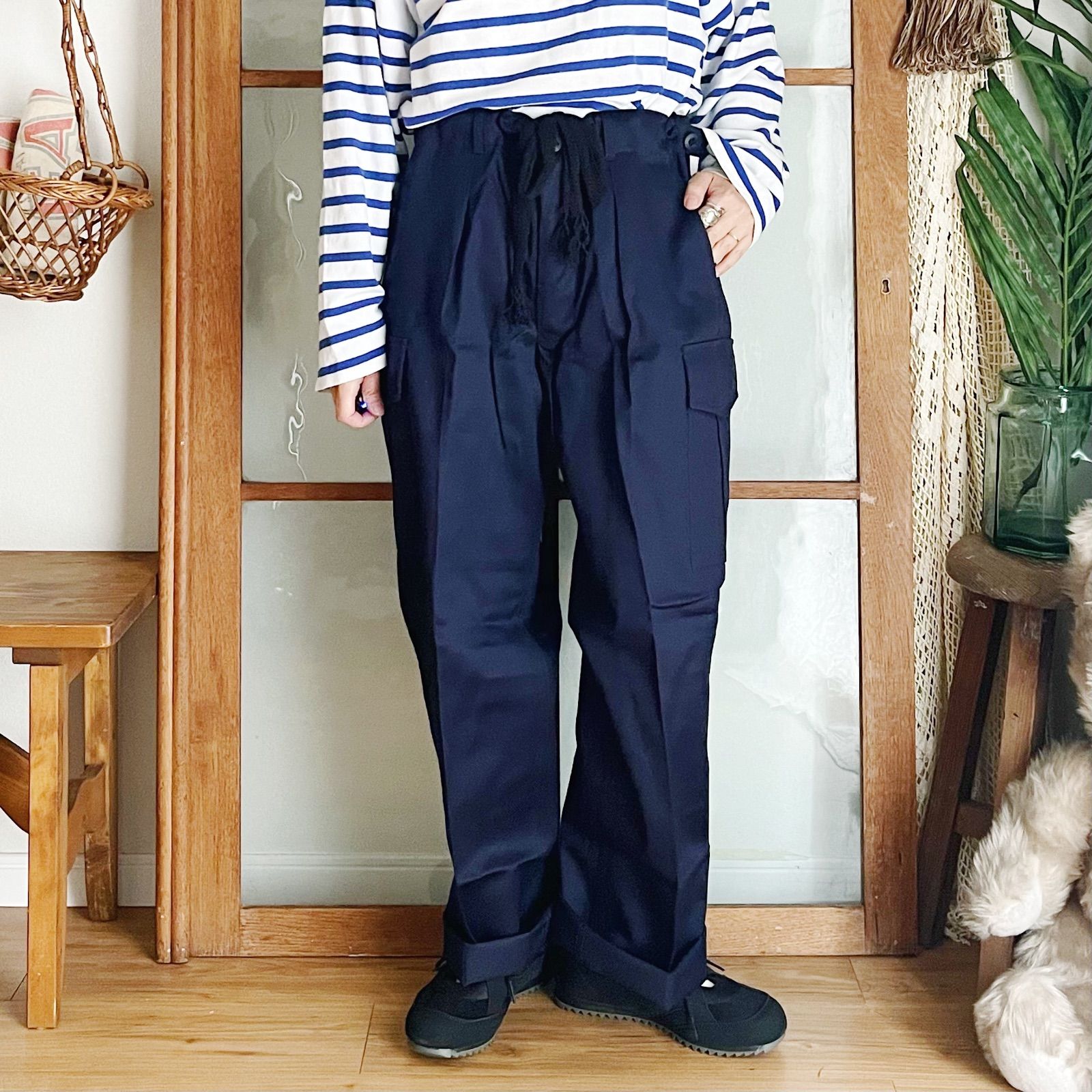 00's イギリス軍 デッドストック ロイヤルネイビー カーゴパンツ 前期