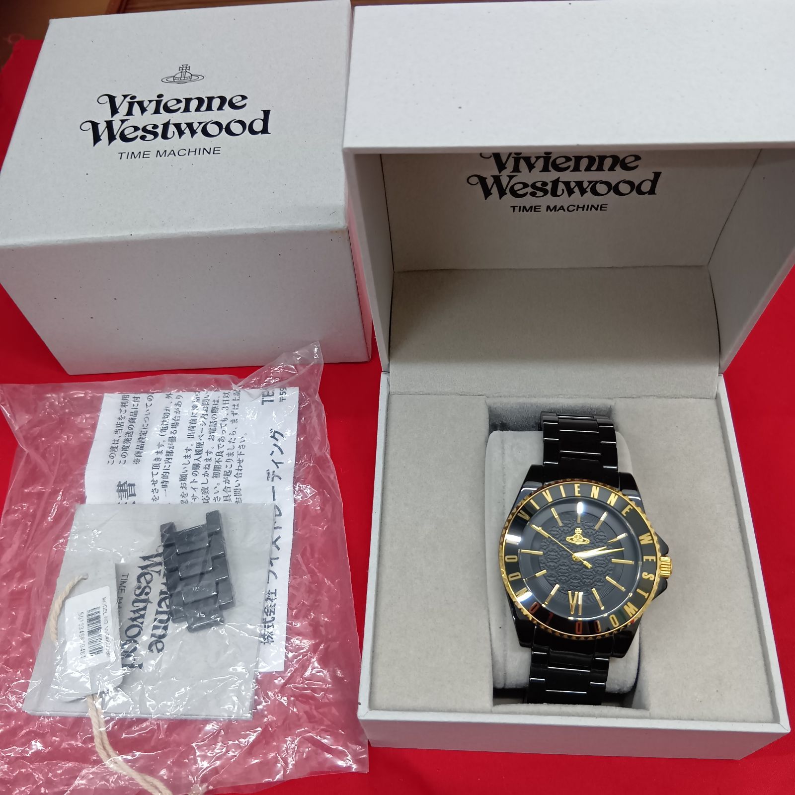 VIVIENNE WESTWOOD 時計 VV048GDBK ゴールド ブラック 腕時計