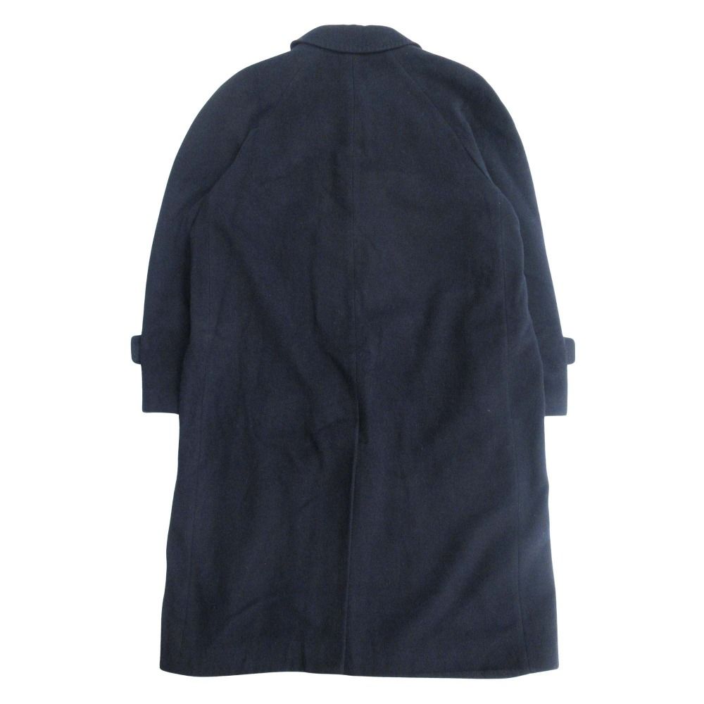 良品 LESARBOIS レーザーボイス カシミヤ混 ロング コート ジャケット アウター 比翼ボタン サイズM 紺 ネイビー メンズ 古着 中古 USED 良品 LESARBOIS レーザーボイス カシミヤ混 ロング コート ジャケット