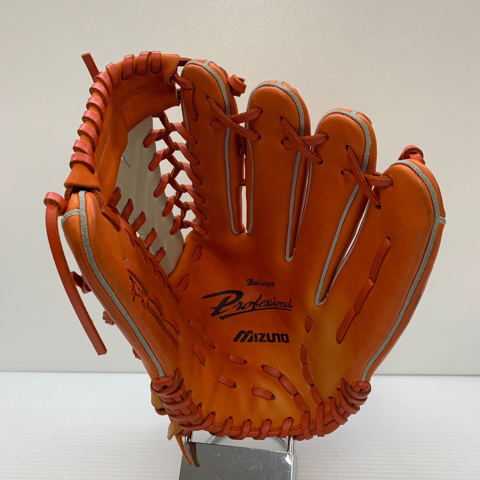 ミズノ MIZUNO ビューリーグ プロフェッショナル 2GN30417 軟式 大人 一般 外野手用 グローブ グラブ 右投げ  中古品  野球 8685 ミズノ MIZUNO ビューリーグ プロフェッショナル 軟式 大人 一般 外