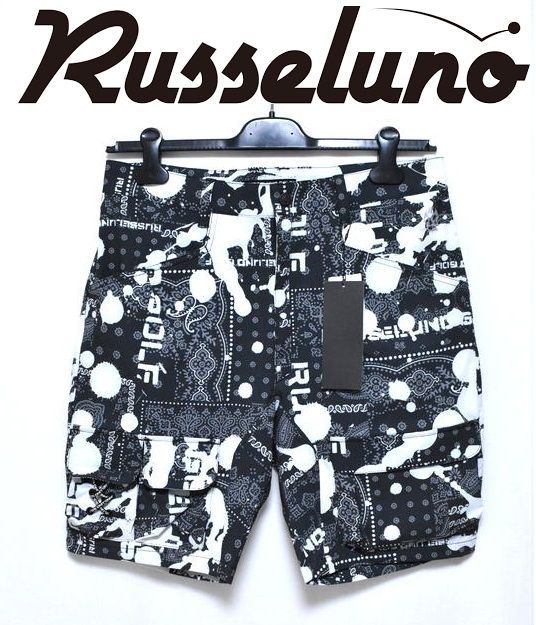 サイズ：5 RUSSELUNO ラッセルノ ハーフパンツ ルチャ オレンジ系