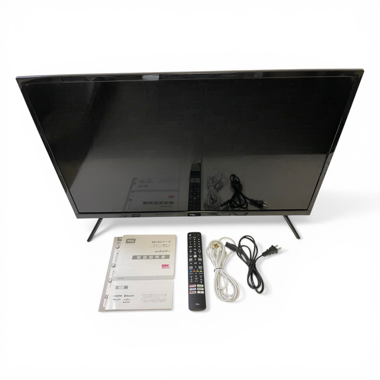 ○ ティーシーエル TCL 2K液晶スマートテレビ 32S516E ブラック 32 