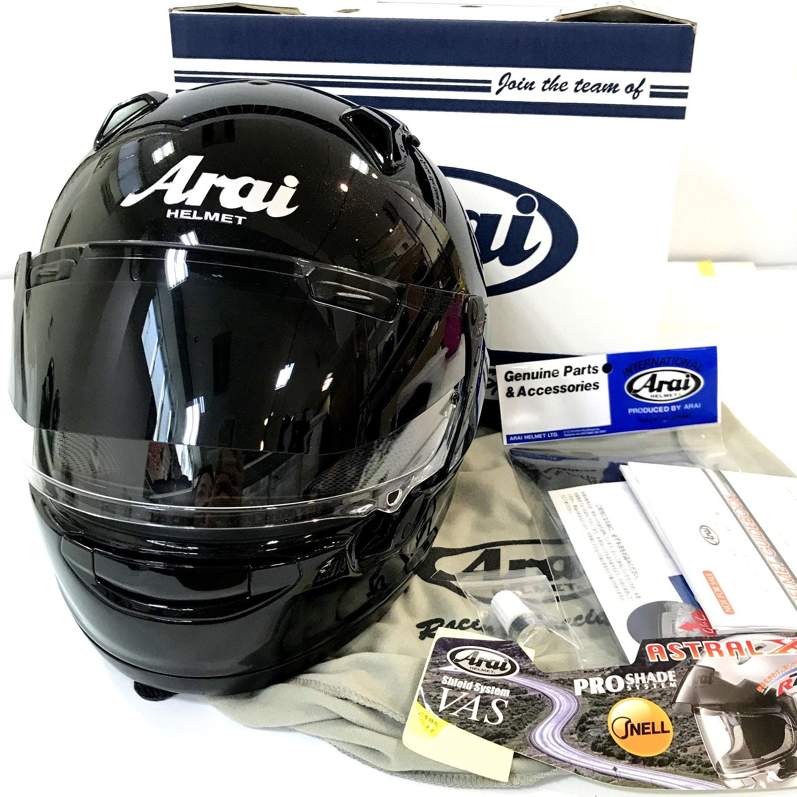 Arai アライ ASTRAL X グラスブラック フルフェイスヘルメット Mサイズ 