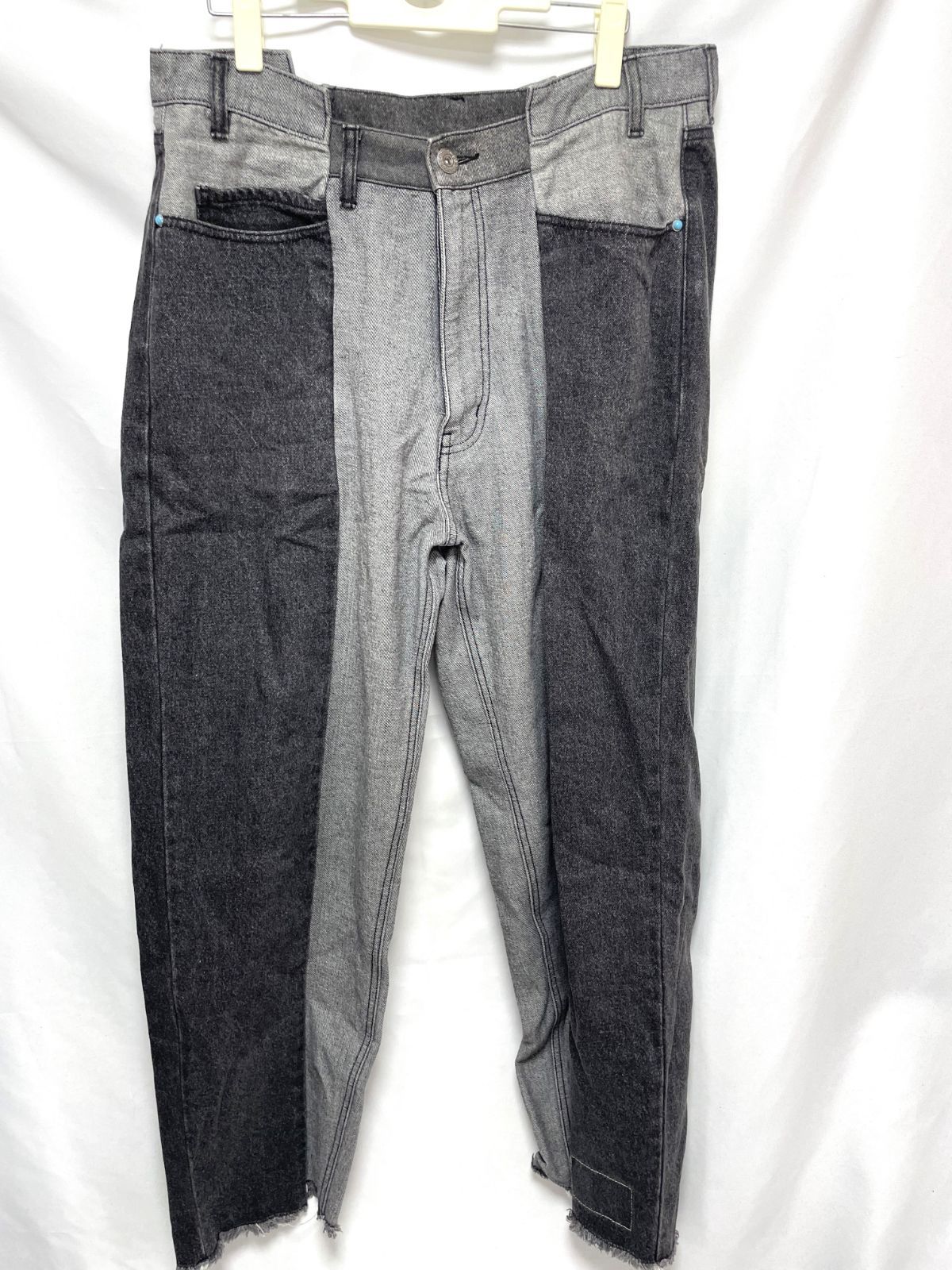 Danke Schon ダンケシェーン 再構築リメイクデニムパンツ ジーンズ 22S 