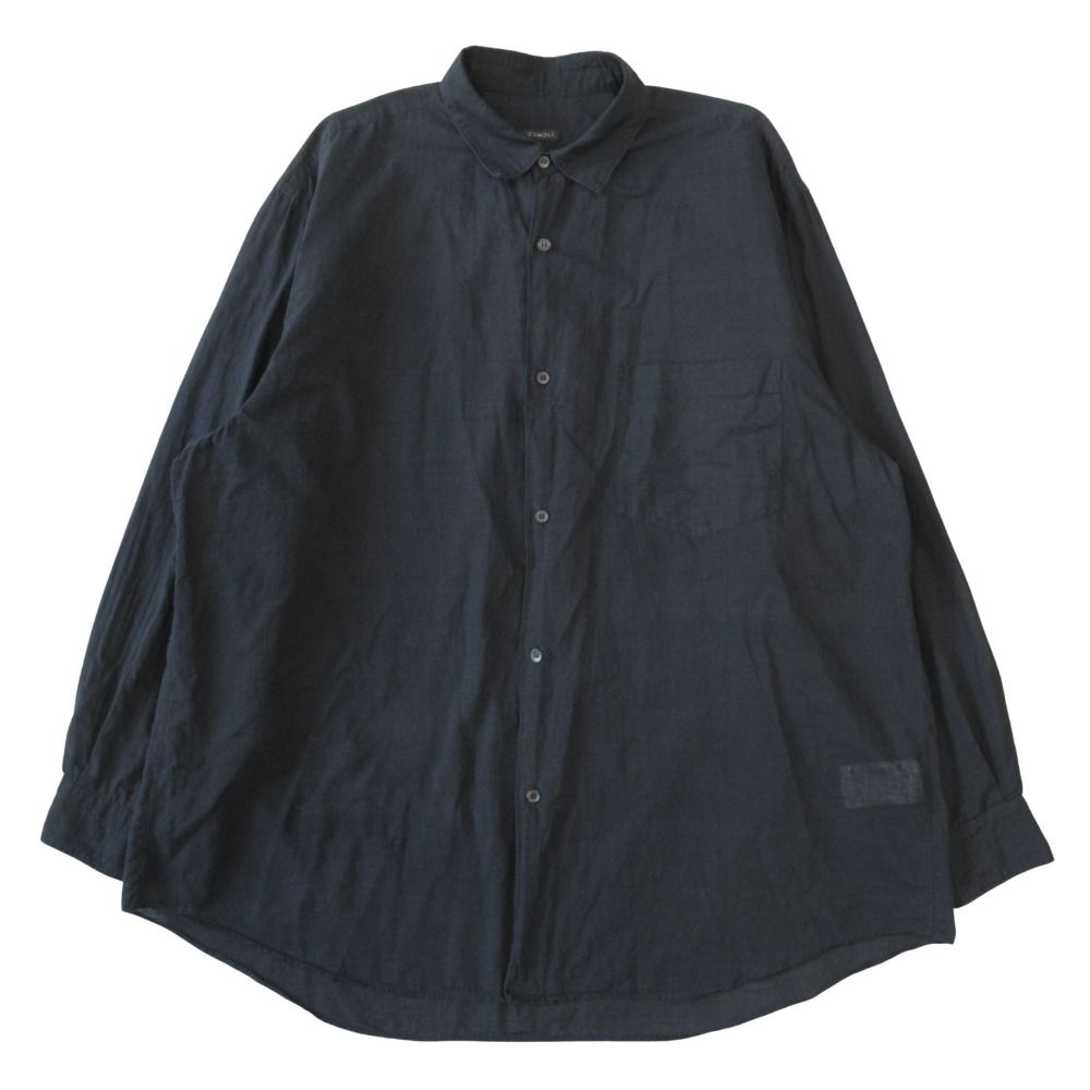 美品 24SS COMOLI コモリ KHADI コットン コモリシャツ