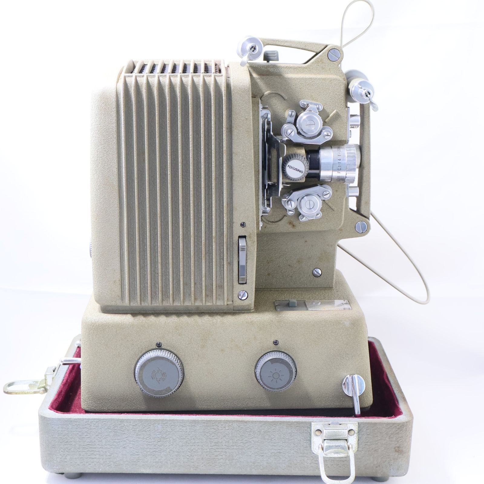 ELMO F-80 8ミリ 映写機 ヴィンテージ プロジェクター 現状品 動作