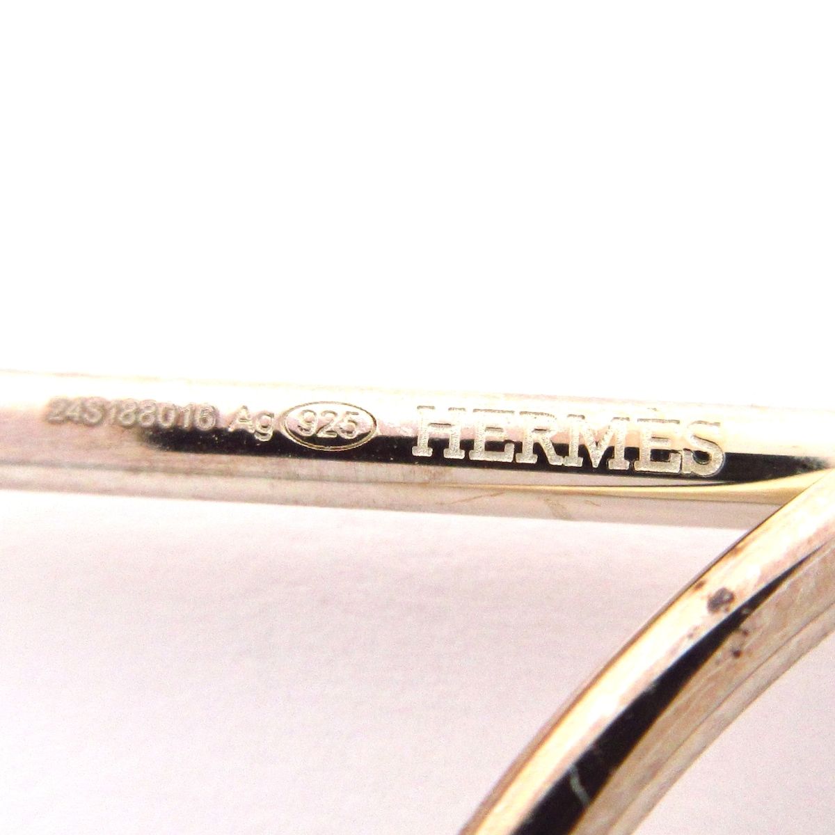 HERMES(エルメス) ピアス ループピアス シルバー