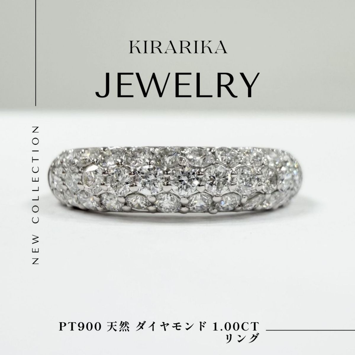 Pt900 ダイヤモンド1.00ct リング - メルカリ