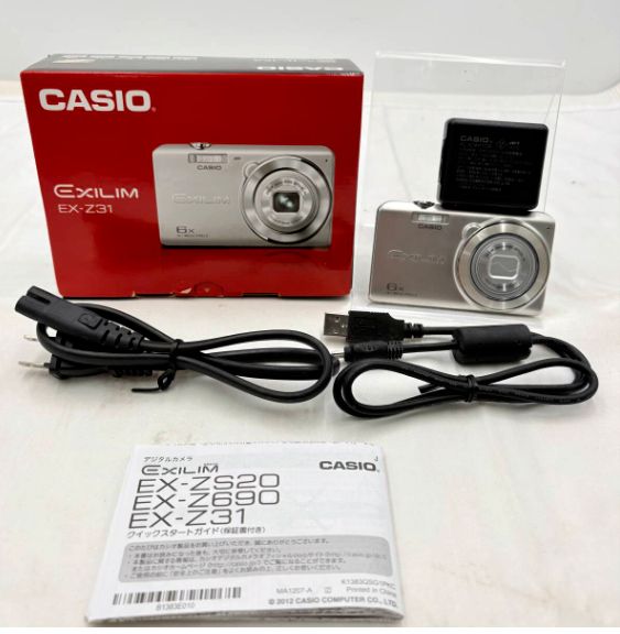 買い専門店 CASIO EXILIM EX-Z31 シルバー (動作確認済)