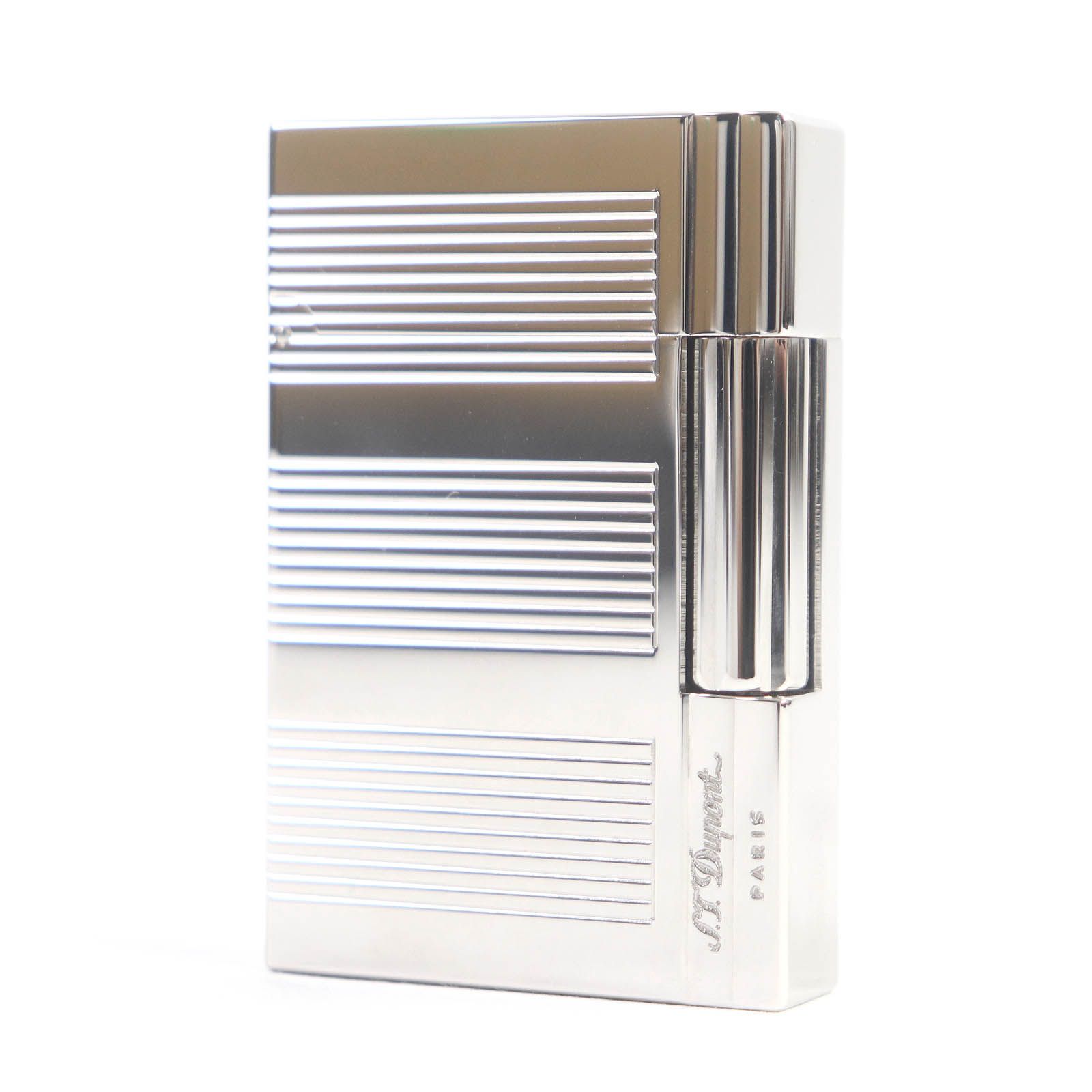 外装極美品□Dupont デュポン ギャッツビー ストライプ スクエア型 