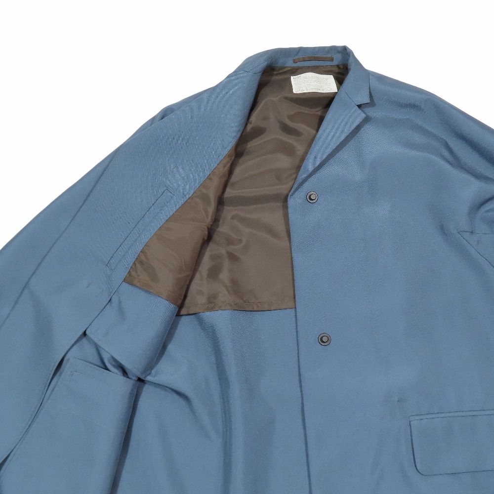 美品 24ss kolor カラー トグルクロージャー バックル ロングコート ジャケット ブルゾン 1 サックスブルー 24SCM-C09107 メンズ 古着 中古 USED 美品 24ss kolor カラー トグルクロージャー バックル ロングコート