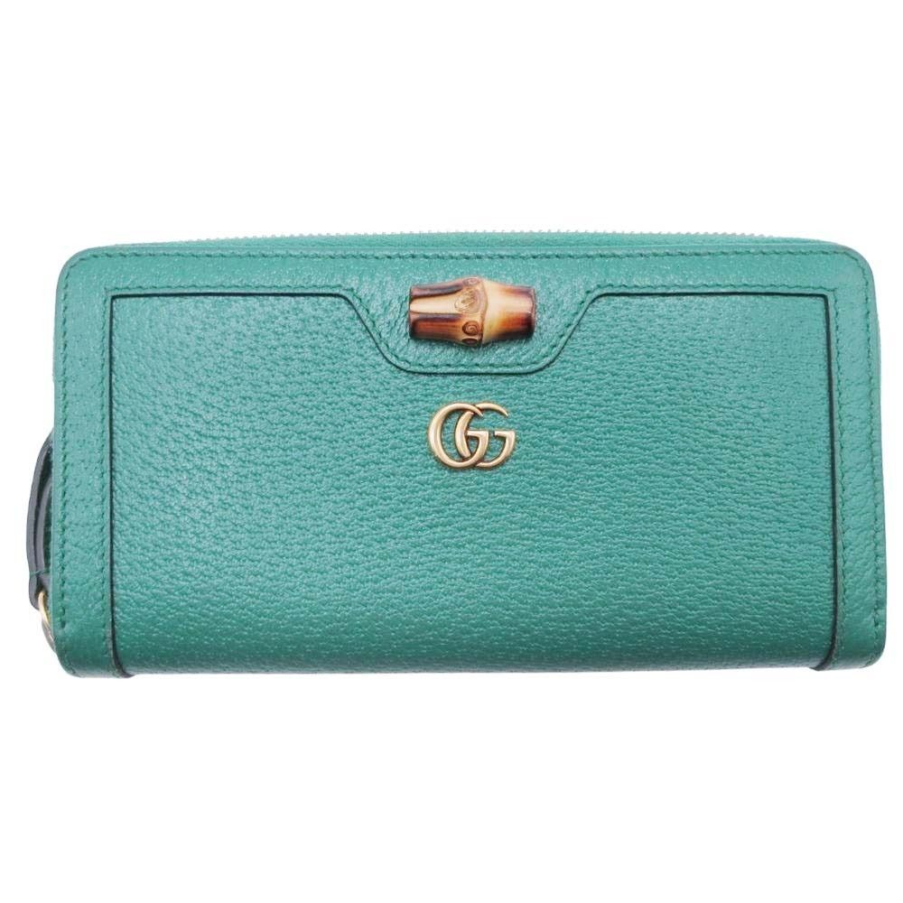 011 美品 GUCCI バンブー 長財布 シマ ラウンドファスナー kt9 グッチ GUCCI バンブー 長財布 ロングウォレット ラウンドファスナー