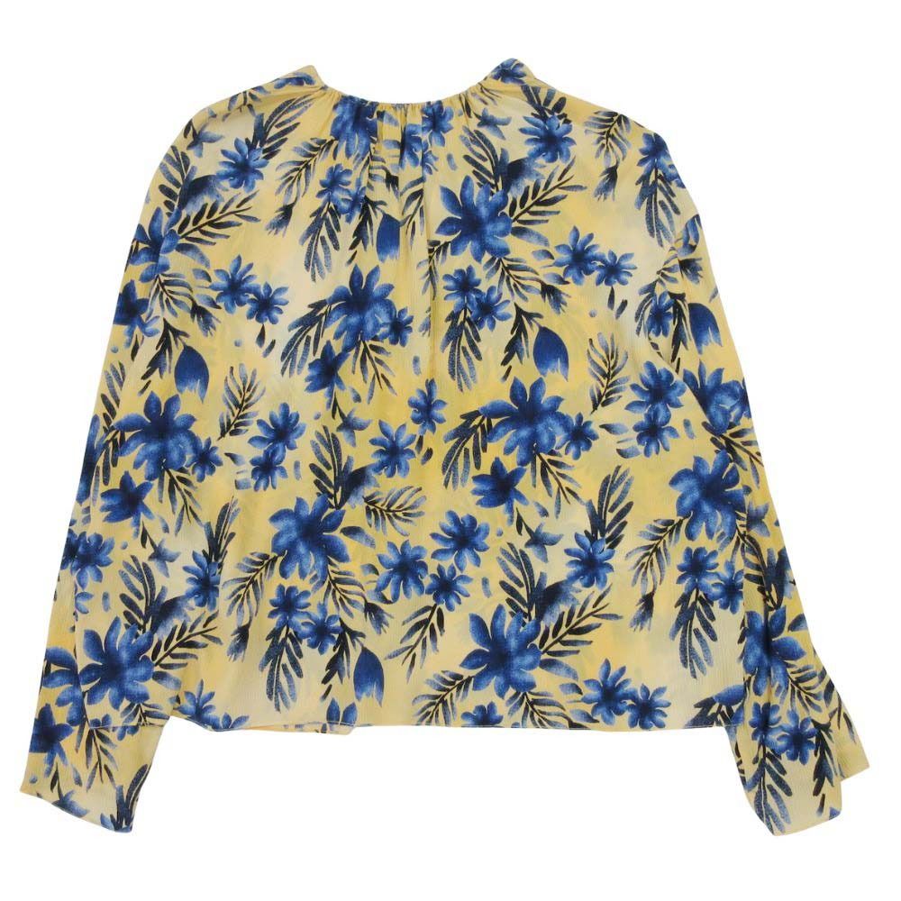 美品 18ss BALENCIAGA バレンシアガ 花柄 シルク ブラウス 美品 18ss BALENCIAGA バレンシアガ 花柄 シルク ブラウス