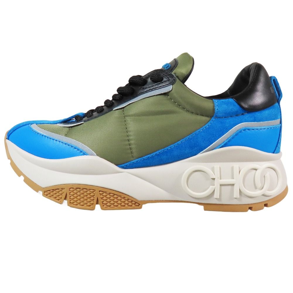 未使用 JIMMY CHOO ジミーチュウ RAINE ローカット スニーカー 