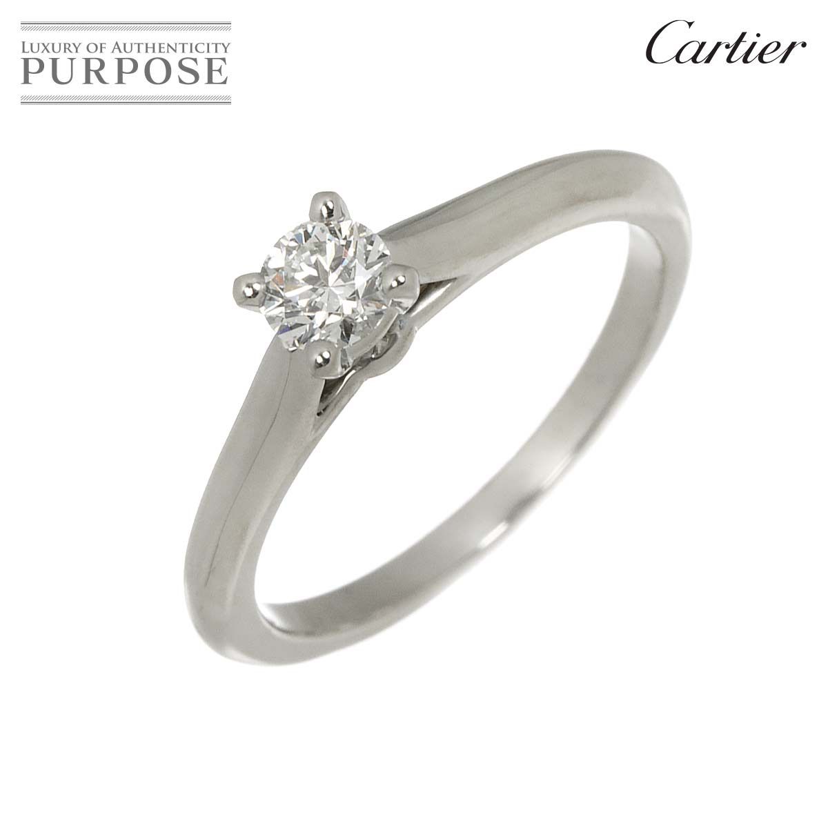 カルティエ Cartier ソリテール #49 リング ダイヤ 0.23ct Pt プラチナ 