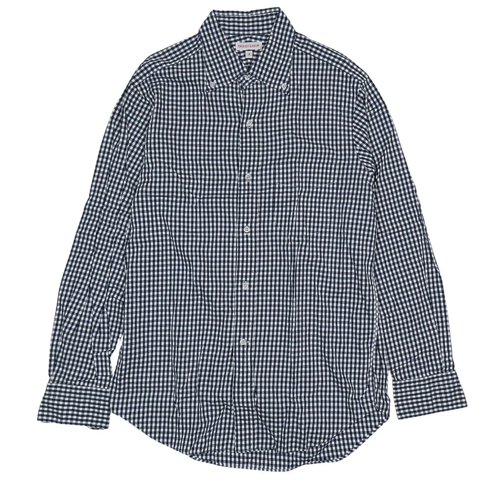 美品 DRESSTERIOR ドレステリア コットン チェック柄 長袖 シャツ 