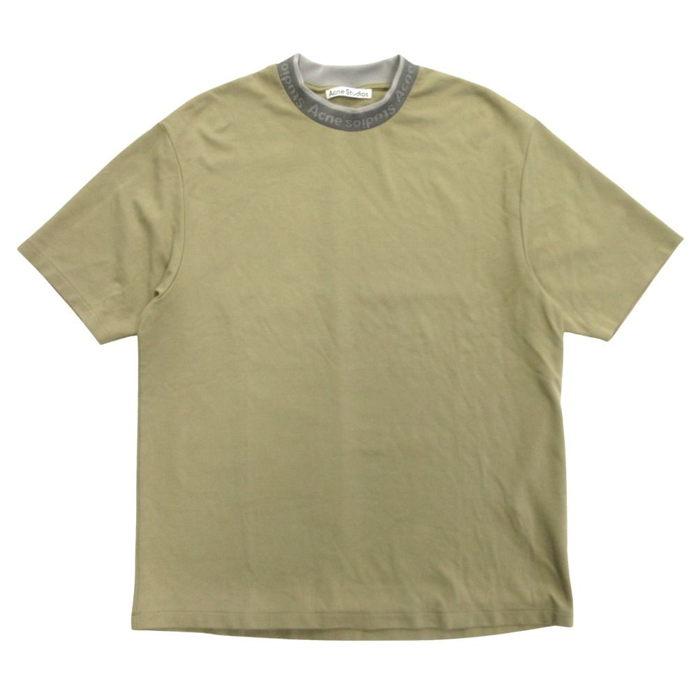 美品 Acne Studios アクネ ストゥディオズ Neck Logo T-Shirt 