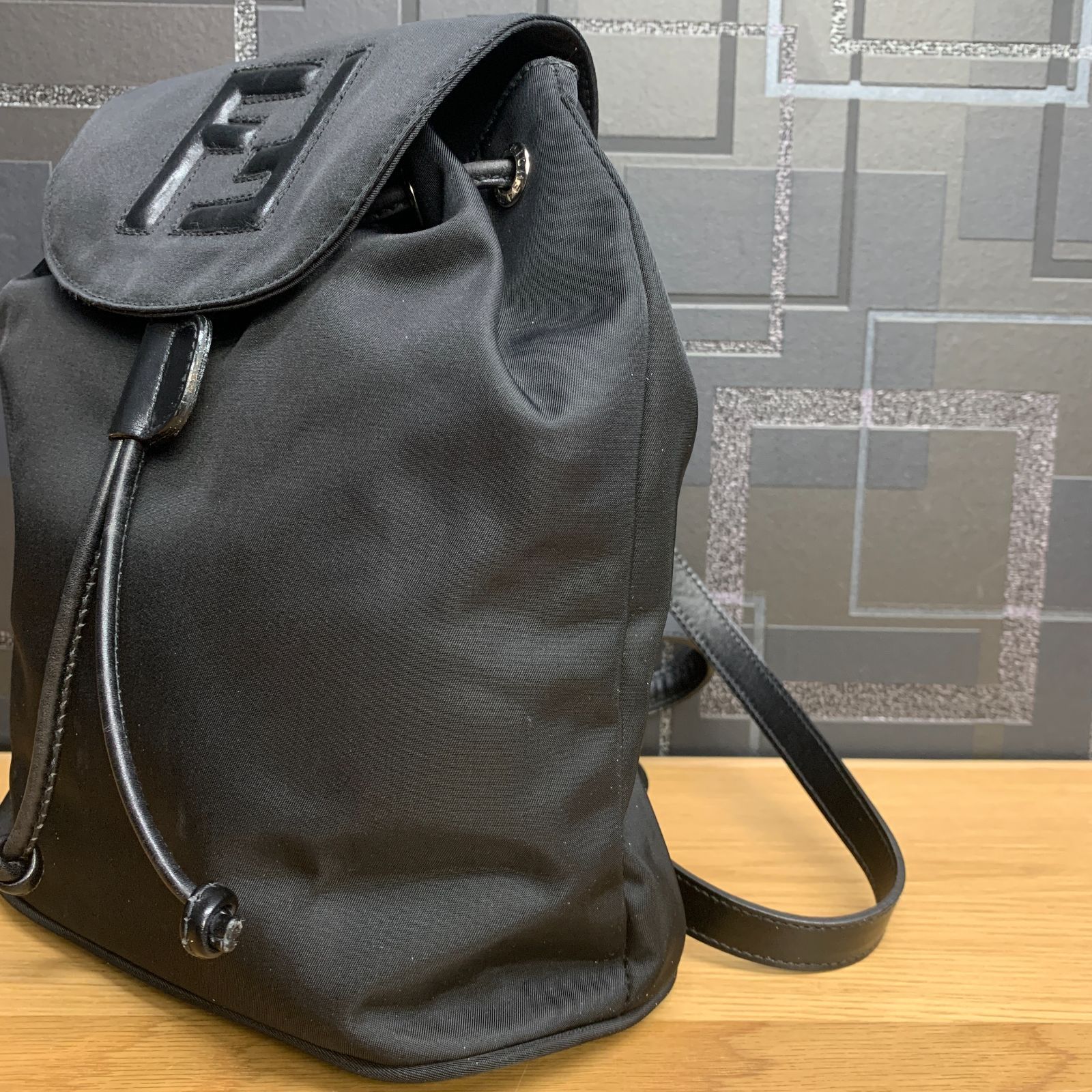 FENDI フェンディ FFロゴ ナイロン ミニ リュックサック バックパック