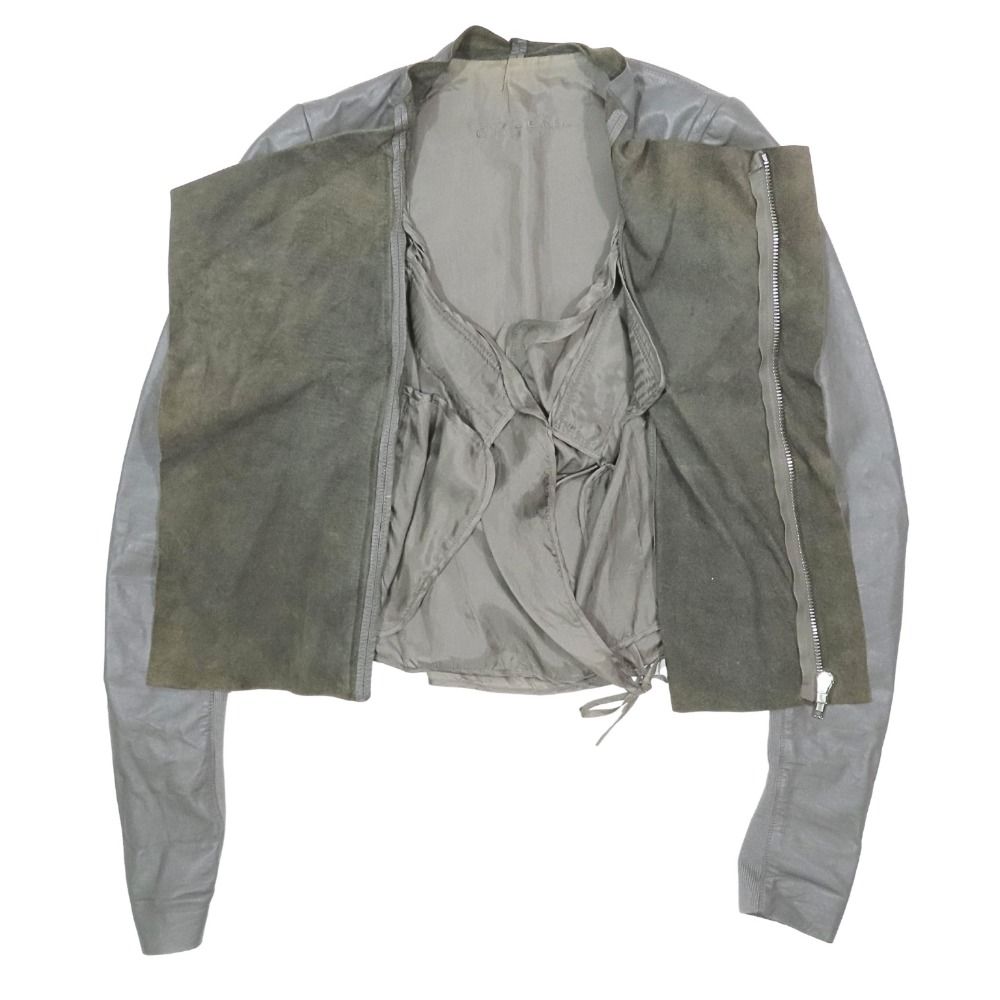 美品 17ss Rick Owens リックオウエンス ラムレザー ジャケット ダブル