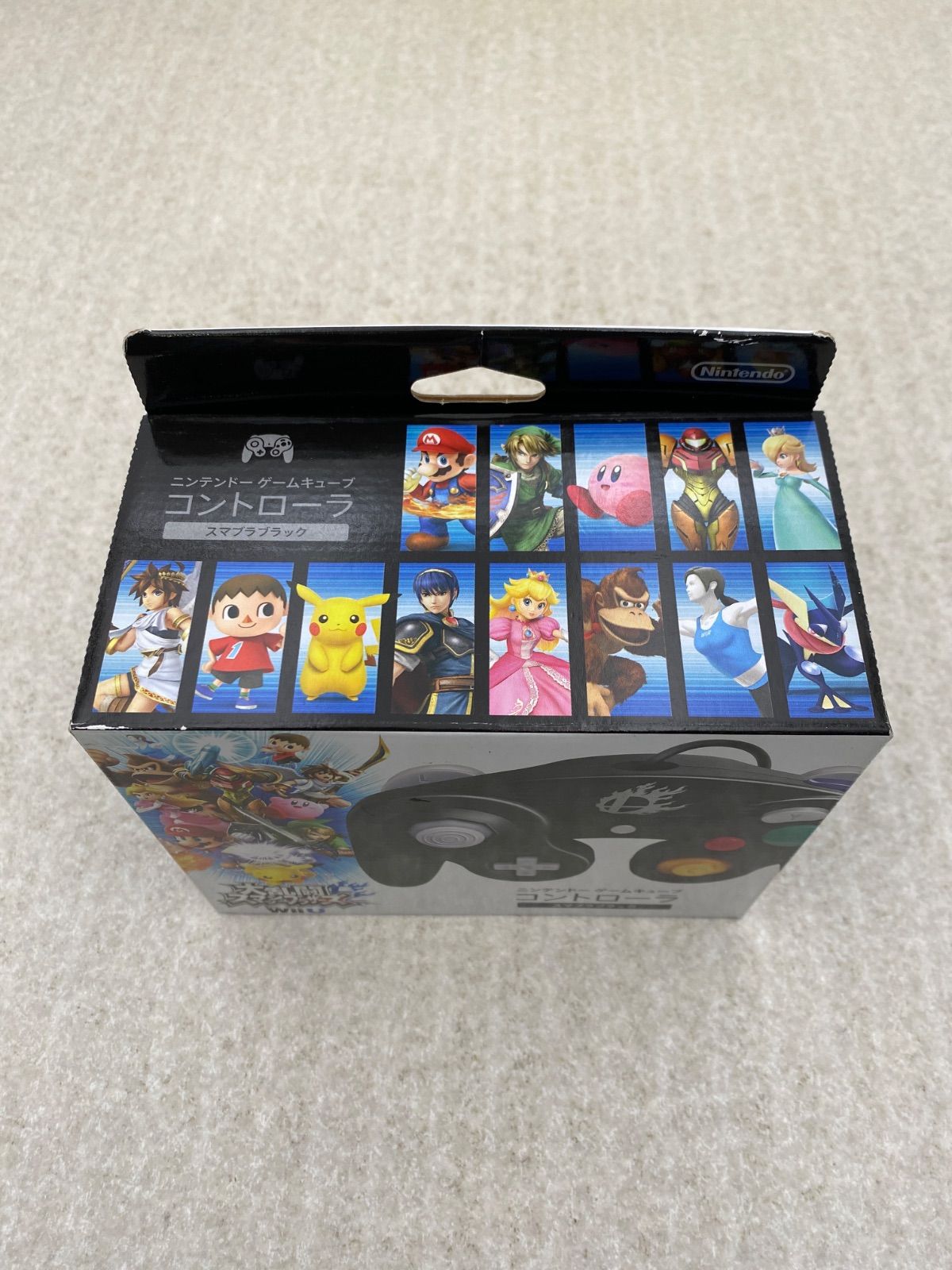 ニンテンドー ゲームキューブ コントローラー スマブラブラック 