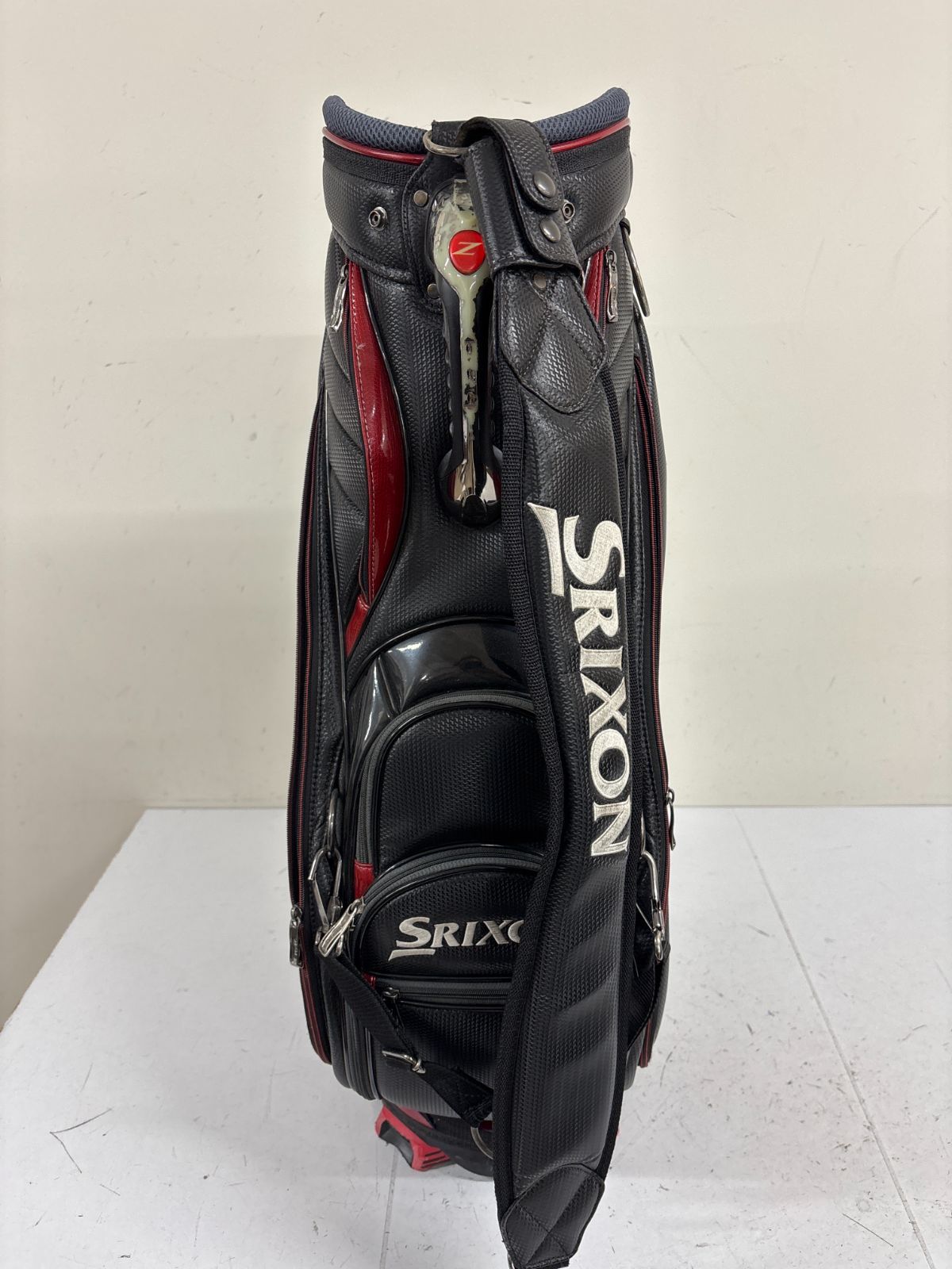スリクソンキャディバッグ ブラック/レッド 送料無料 SRIXON スリクソン キャディバッグ Zシリーズ ブラック