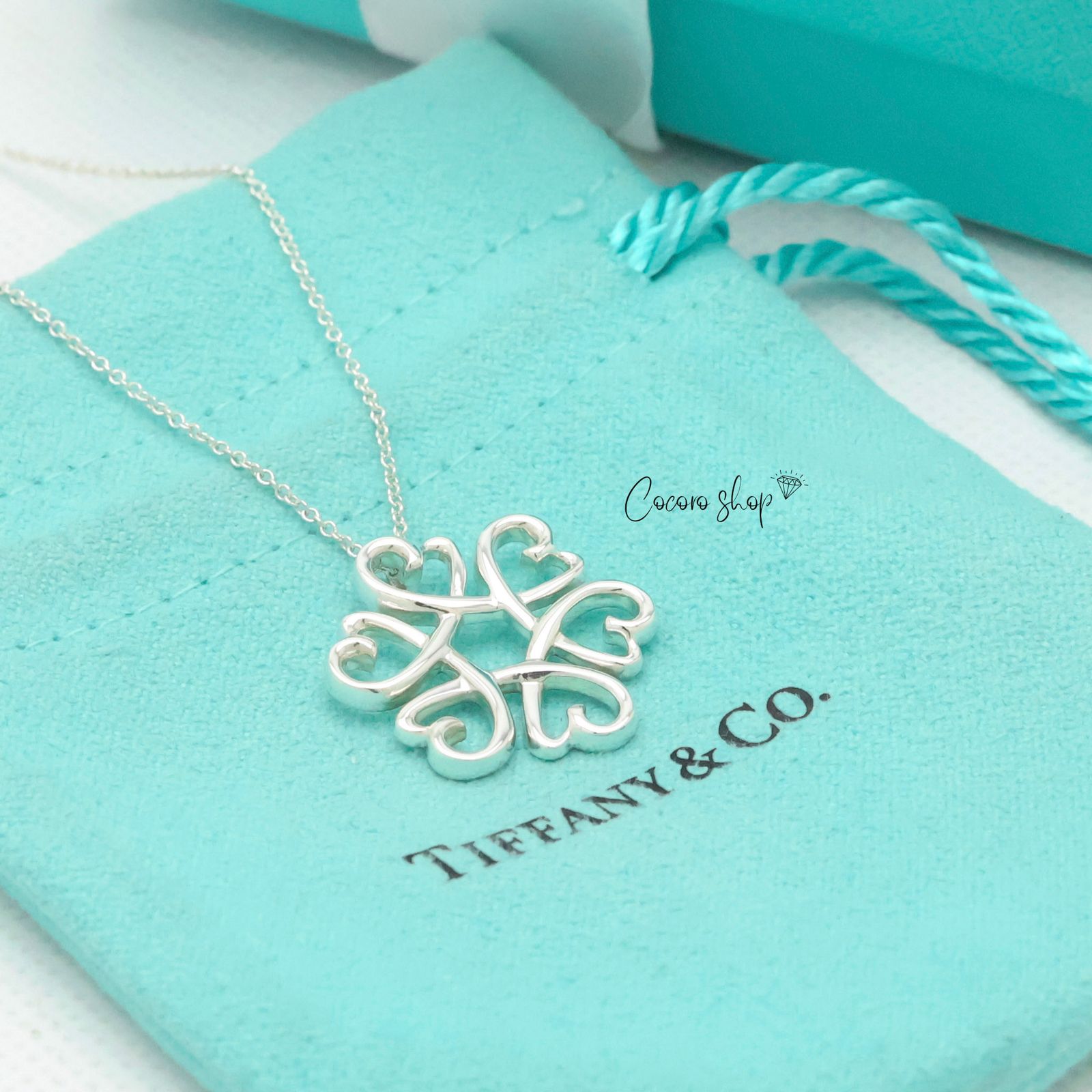 美品】ティファニー TIFFANY&Co. メダリオン ラビングハート 