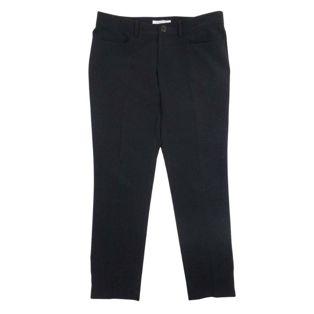 未使用級　フォクシーニューヨーク　クロップドワイドパンツ　ストレッチ　42 未使用級 フォクシーニューヨーク クロップドワイドパンツ ストレッチ