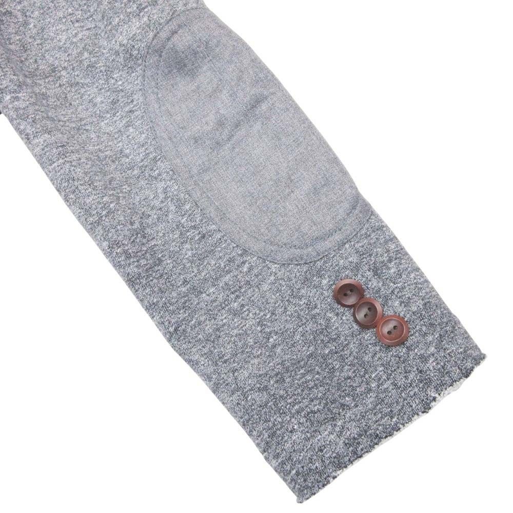 美品 16aw JUNYA WATANABE MAN ジュンヤワタナベマン コムデギャルソン ダブルフェイス スウェット コート エルボーパッチ M グレー メンズ 古着 中古 USED 美品 16aw JUNYA WATANABE MAN ジュンヤワタナベマン コムデギャルソン