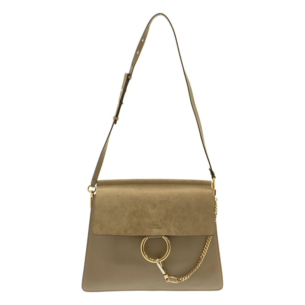 Chloe / クロエ | フェイ ミディアム ショルダーバッグ | グレージュ 