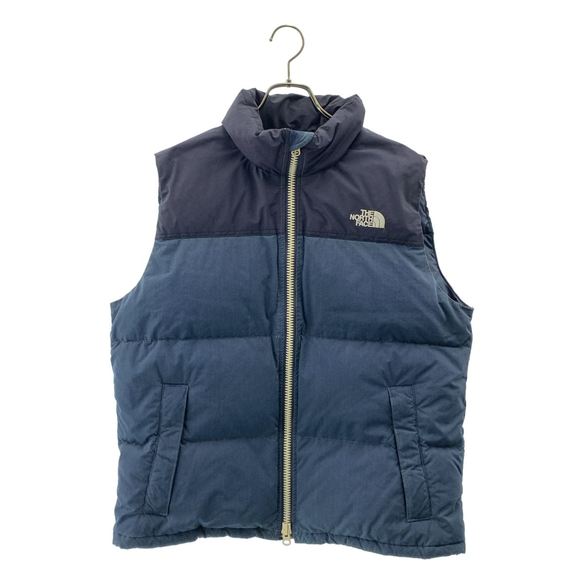 希少 THE NORTH FACE ダウンベスト インディゴ パープルレーベル