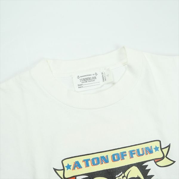 Size【S】 TENDERLOIN テンダーロイン A TON OF FUN TEE WHITE Tシャツ