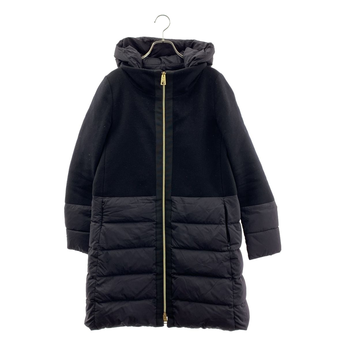 HERNO / ヘルノ | 2way 異素材切替 ダウン ロングコート | 44 HERNO / ヘルノ | 2way 異素材切替 ダウン ロングコート | 44