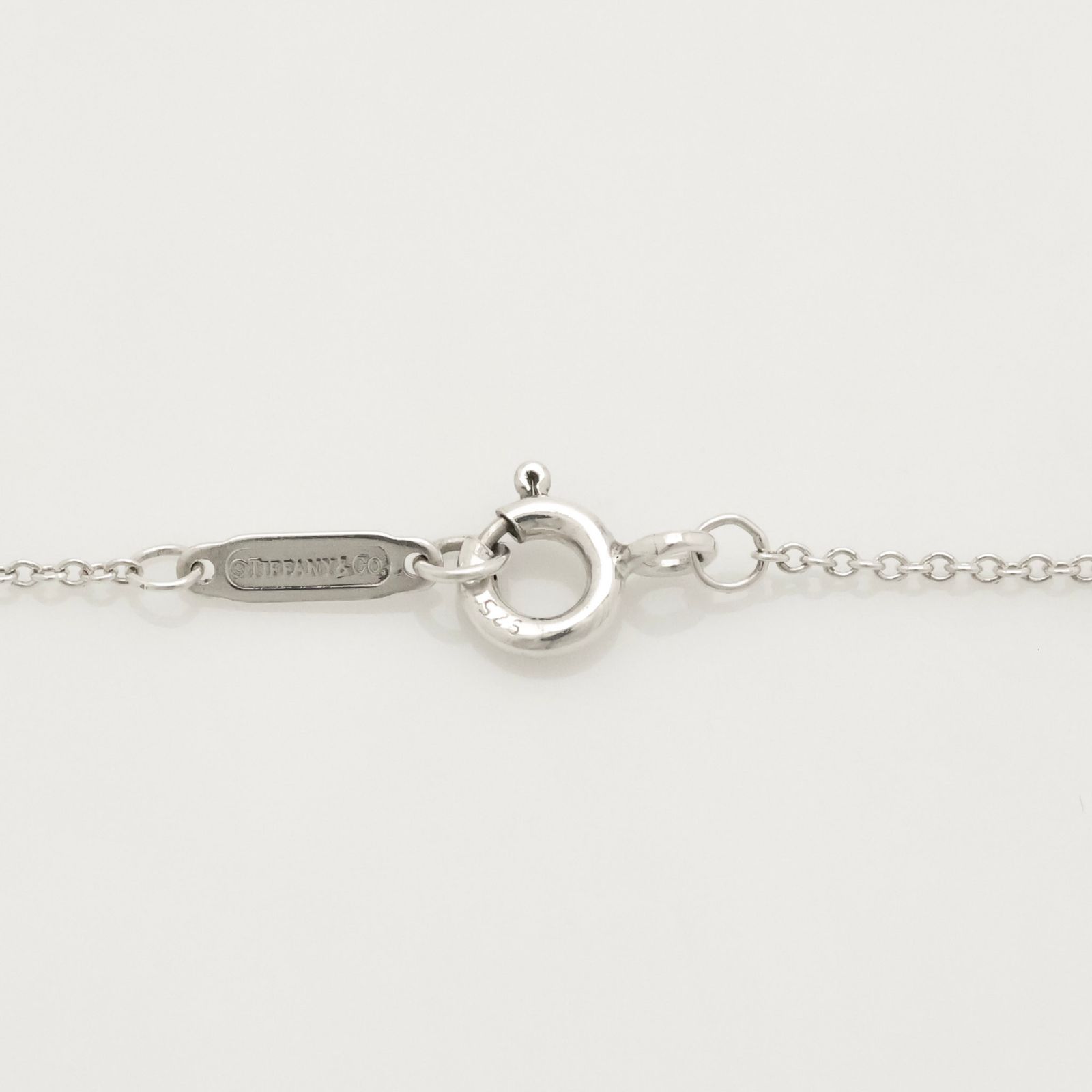 美品】ティファニー TIFFANY&Co. ノーツ バー 1P ダイヤモンド 