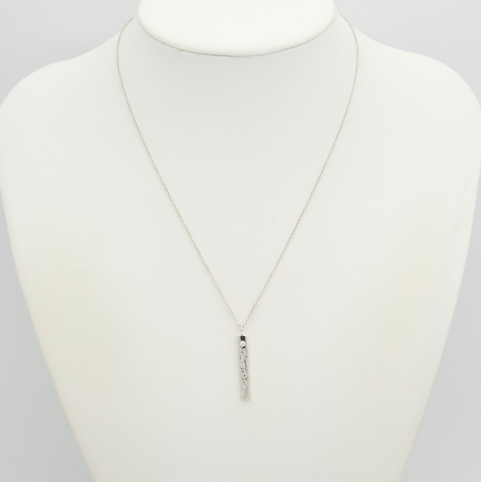 美品】ティファニー TIFFANY&Co. ノーツ バー 1P ダイヤモンド 